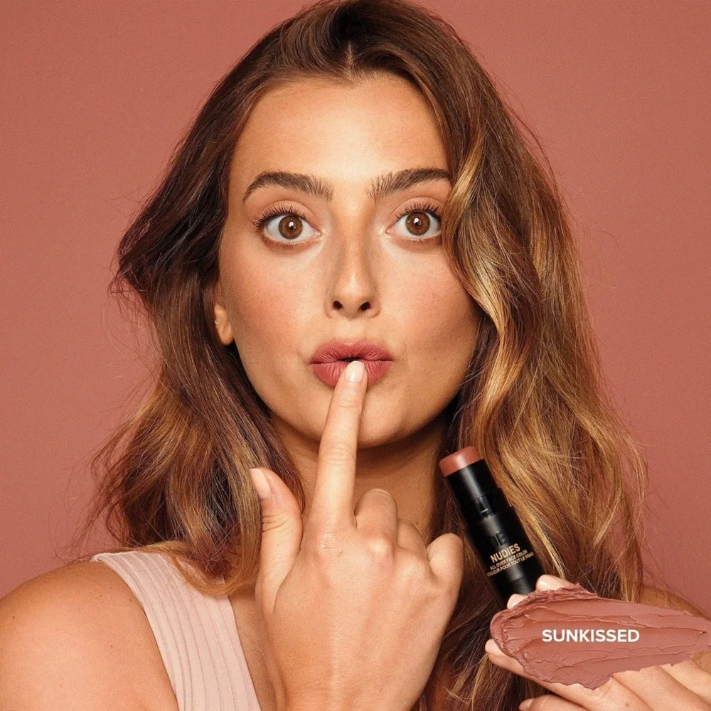 Nudestix SUNKISSED Nudies Cream Bronzer Stick | NEW | Matte Bronze Blush Stick